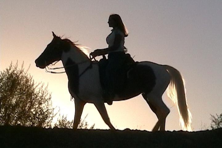Natasha on RMLT Horse ride