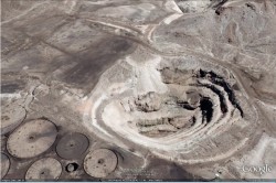 Three Kids Mine pit - Google Earth 1-20-10