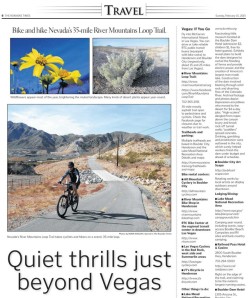 Las Vegas Hiking Trail Featured in Article